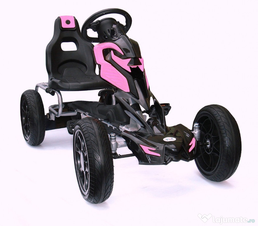 Kart cu pedale, Kinderauto Thunder cu roti EVA