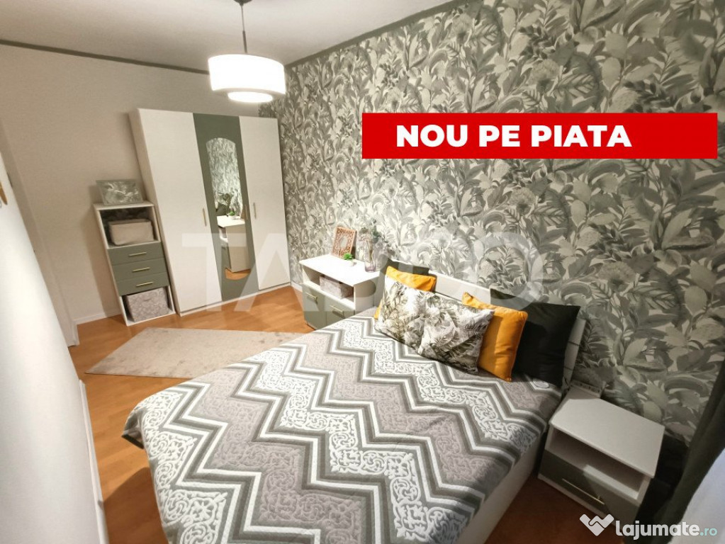 Apartament 2 camere de vanzare etaj 1 - renovat - mobilat si