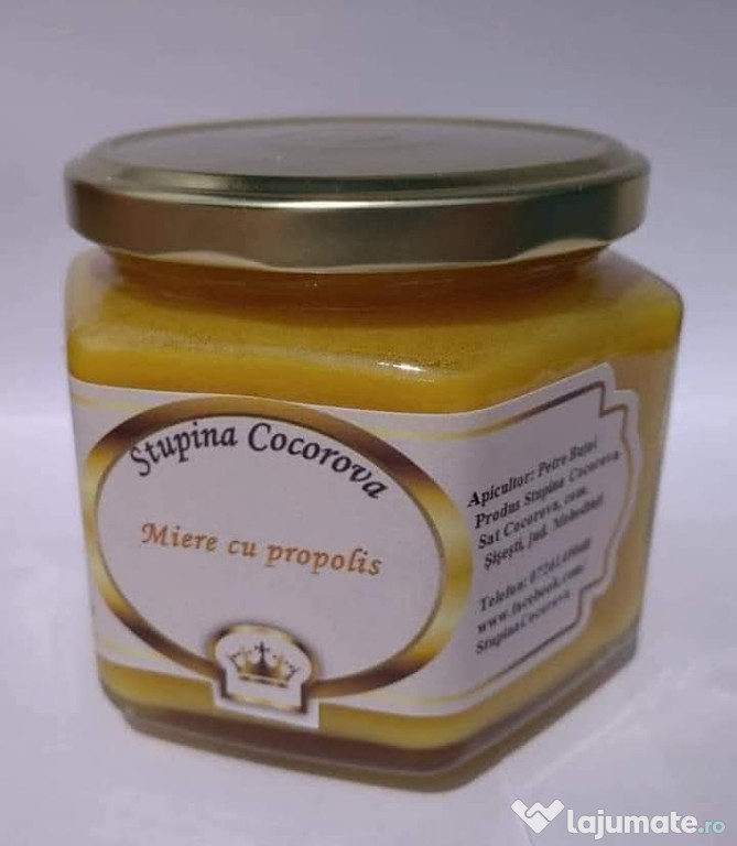 Miere cu propolis Stupina Cocorova