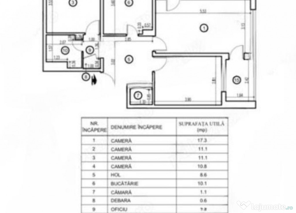 Apartament de 4 camere ( 300 M Sun Plaza )-Berceni-Sudului