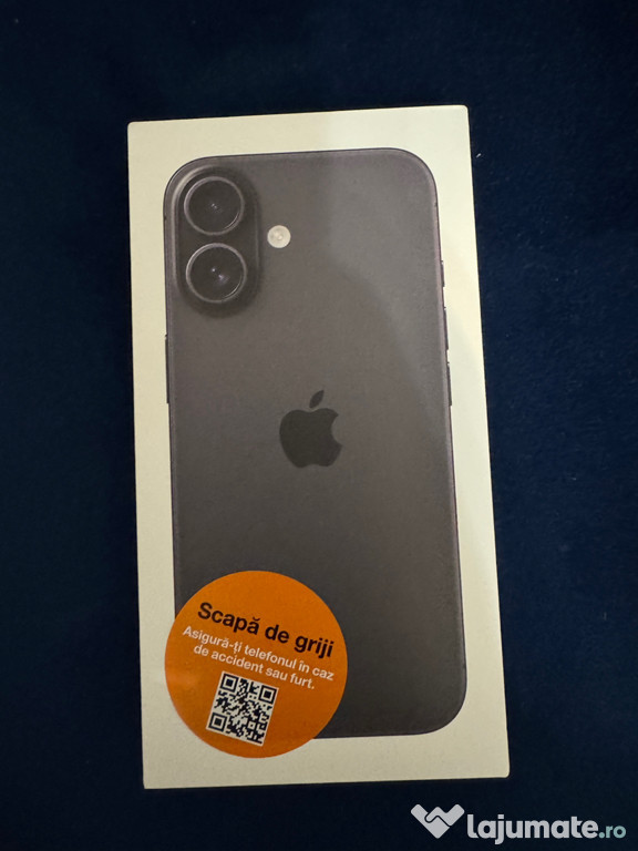 IPhone 16 128 gb BLACK sigilat