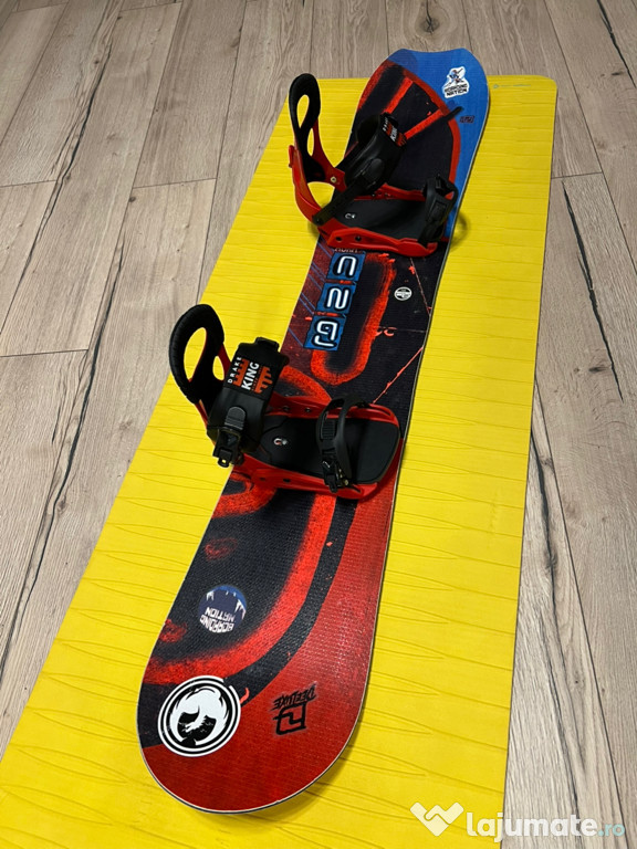 Placa snowboard GNU hyak 151 cu legaturi drake king L