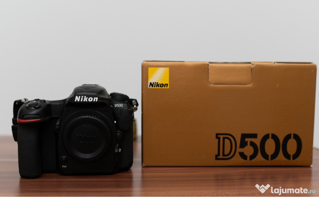 Nikon D500 aparat foto profesional, ca nou