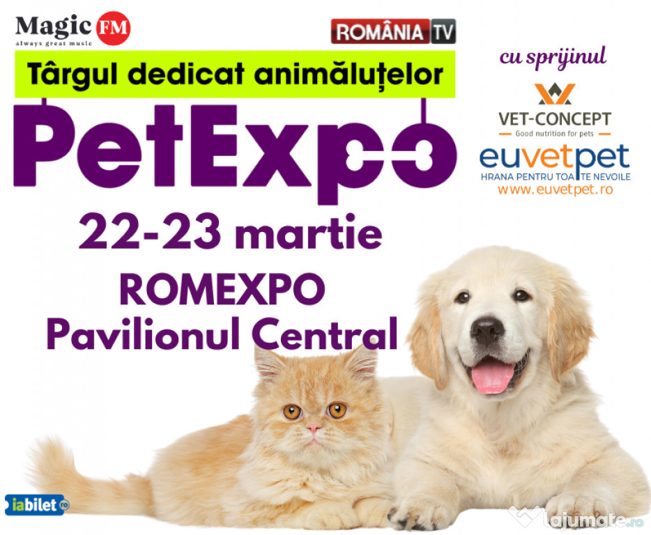 PetExpo România 2025 - târgul dedicat animalelor de companie