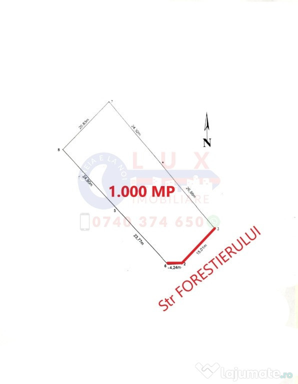 ID 7619 Teren intravilan - Str FORESTIERULUI