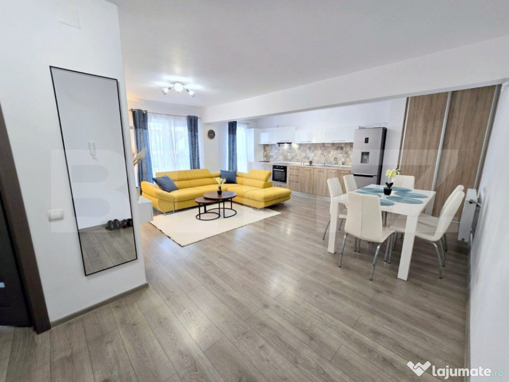 Apartament la cheie, 56 mp utili, totul nou, parcare, zona c