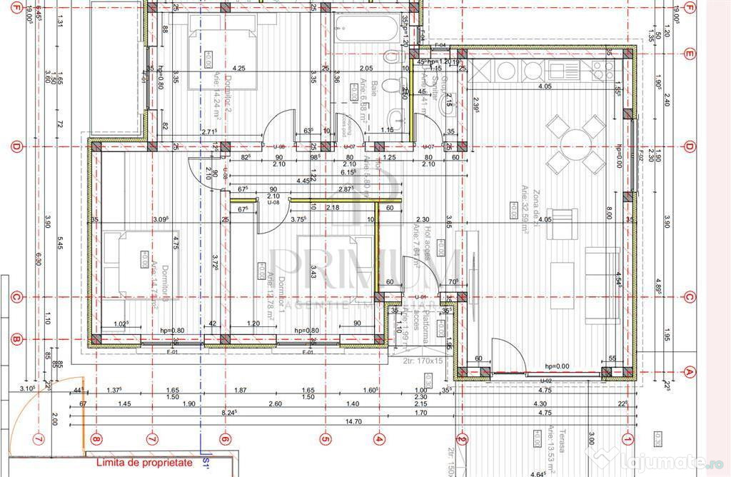 Duplex pe parter - 120 mp utili - zona accesibila