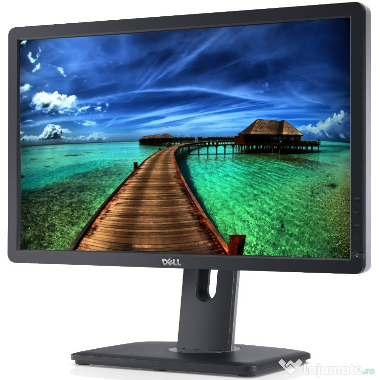 Monitor LED IPS Dell 23", Wide, DisplayPort, DVI, Negru, U2312HM