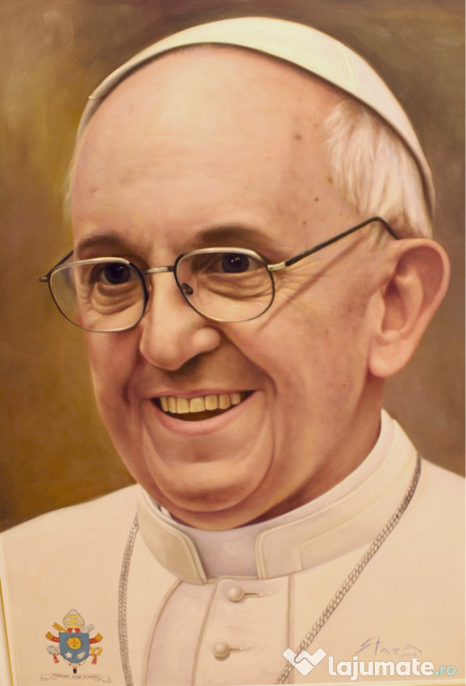 Tablou cu Papa Francisc