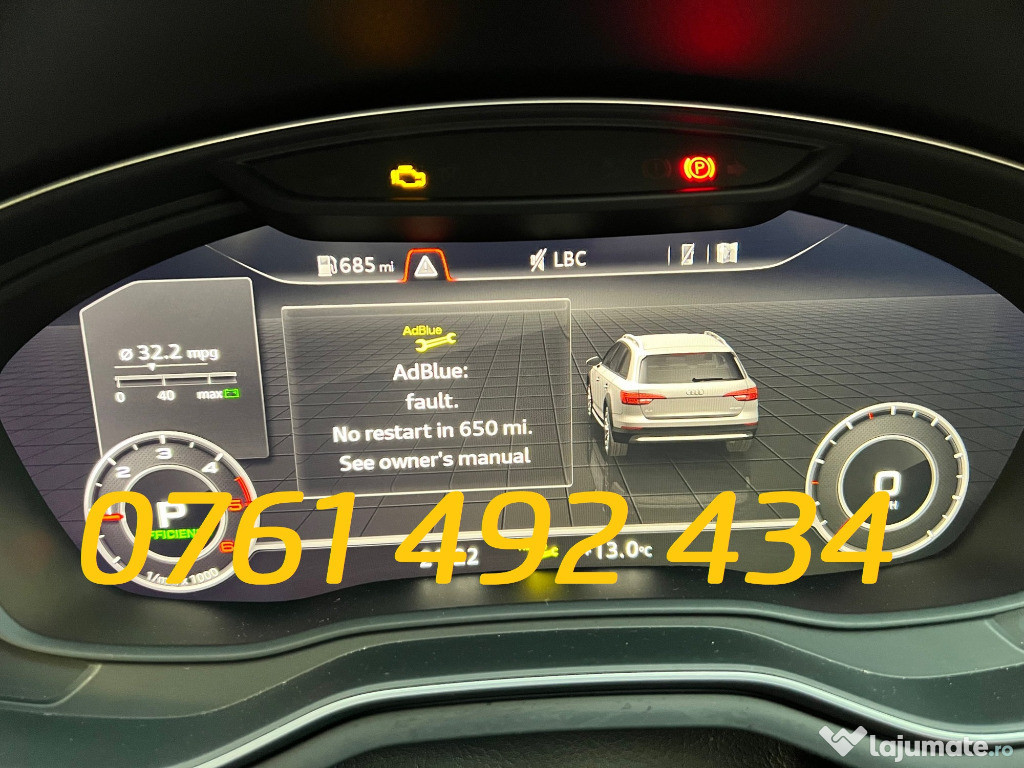 Rezolvare probleme AdBlue, Dpf, Egr, Anulare Immo, Dtc