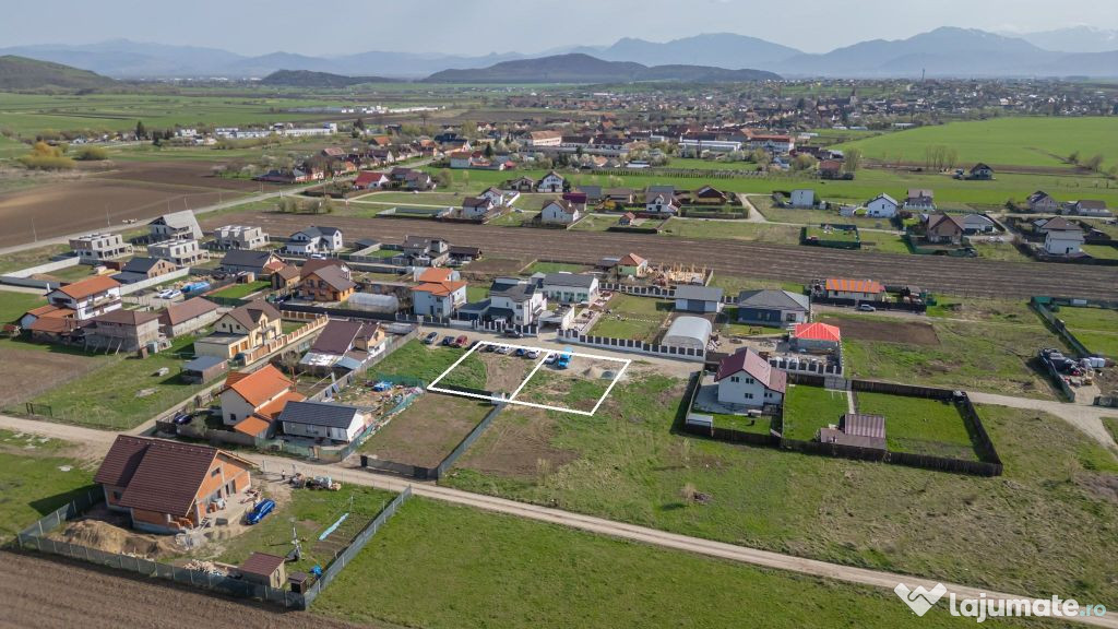 Teren 479 mp pentru construcții locuințe, Bod, utilită...