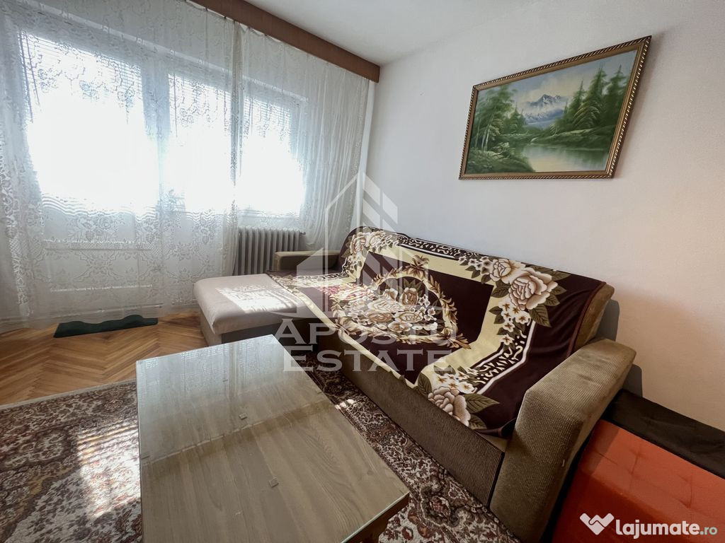 Apartament cu 2 camere , centrala proprie , zona Dambovita