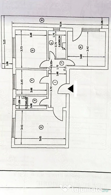 Apartament 3 camere decomandate, etaj 3, zona ITM