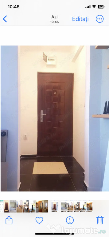 Timpuri noi etajul 3 garsoniera micuta