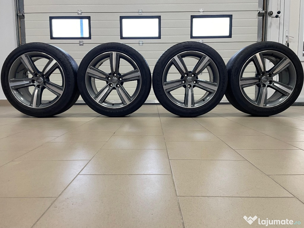 Jante originale Audi BBS 19, Goodyear 255/45R19, 5x112, A6 A7 A8 Q5 Q7