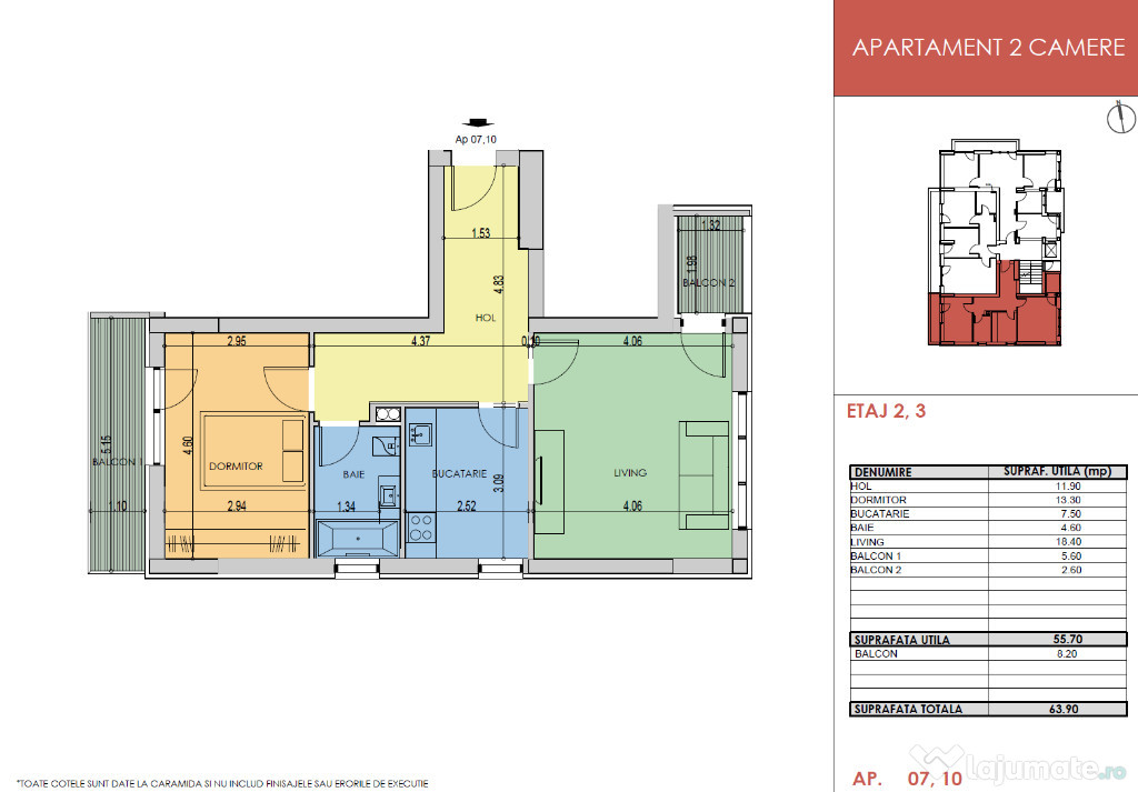 Apartament 2 camere Postalionului Tudor Arghezi