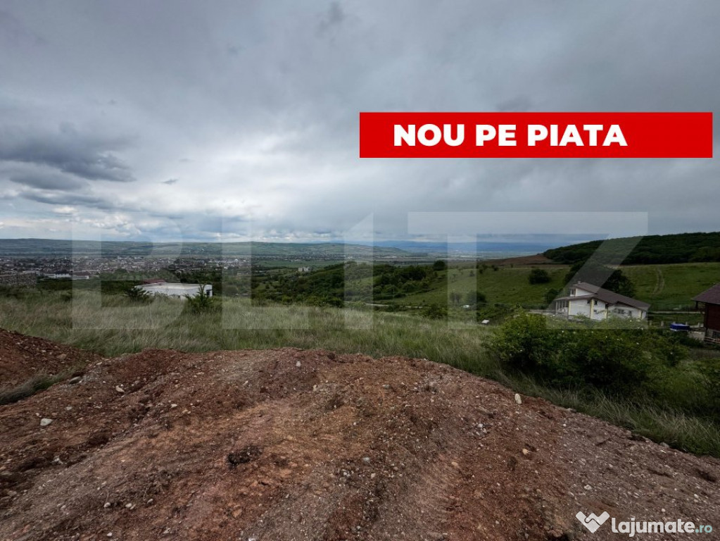 Teren intravilan cu panorama, 1000mp, Zona Schit Alba Iulia