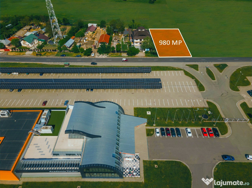 Teren comercial Crevedia, Titi Aur, deschidere la DN1A, 980mp