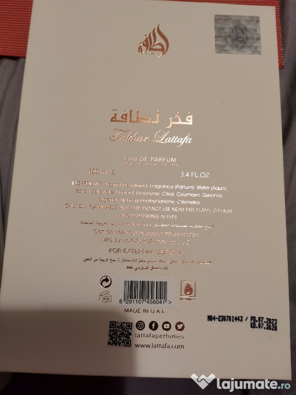 Vând parfum arabesc de damă