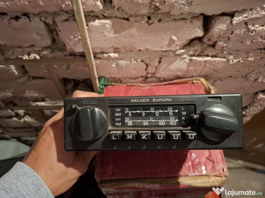 Radio Becker Europa 463 Original Mercedes w123 Cobra