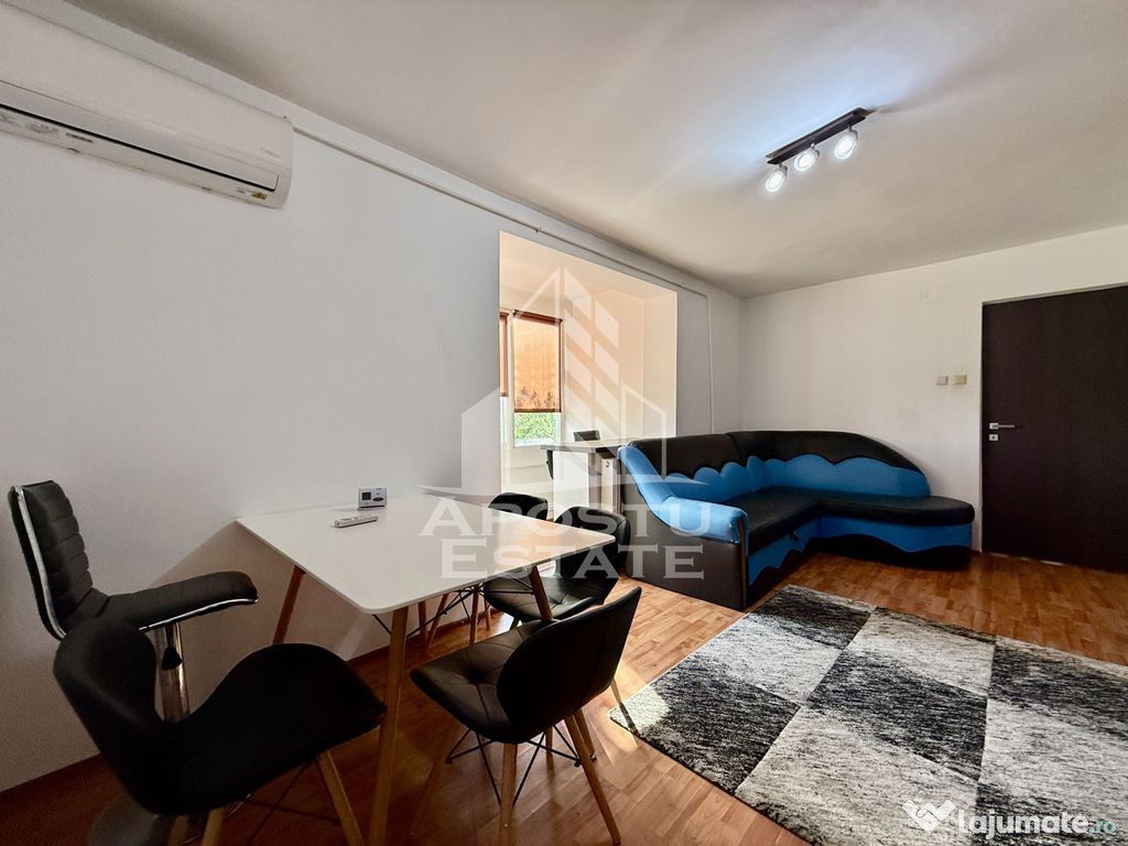 Apartament 2 camere, centrala proprie, mobilat, Complexul...
