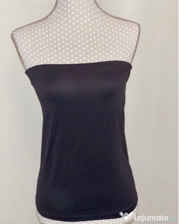 Top fara bretele, mulat, tubular