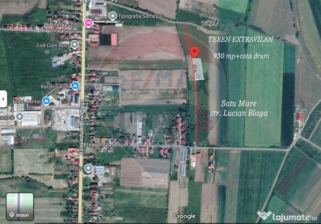 TEREN DE VANZARE - Satu Mare zona Lucian Blaga