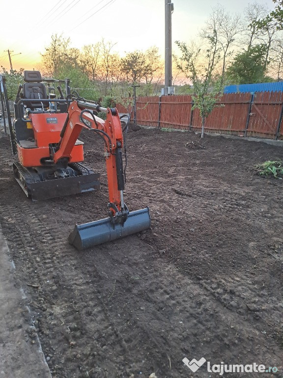 Execut lucrari miniexcavator Botosani