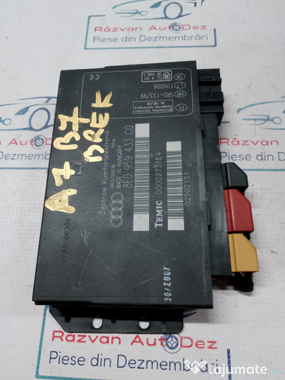 Calculator confort Audi A4 B7 2007