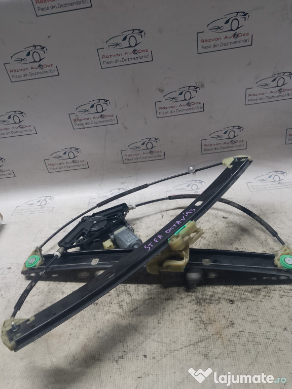 Macara geam stanga fata Skoda Octavia 3 2015