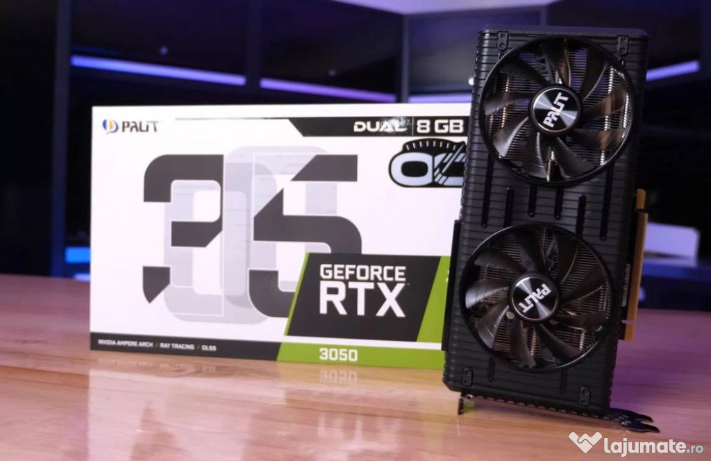 Nvidia Placa Video Palit GeForce RTX 3060 Ti Dual LHR, 8GB GDDR6, 256