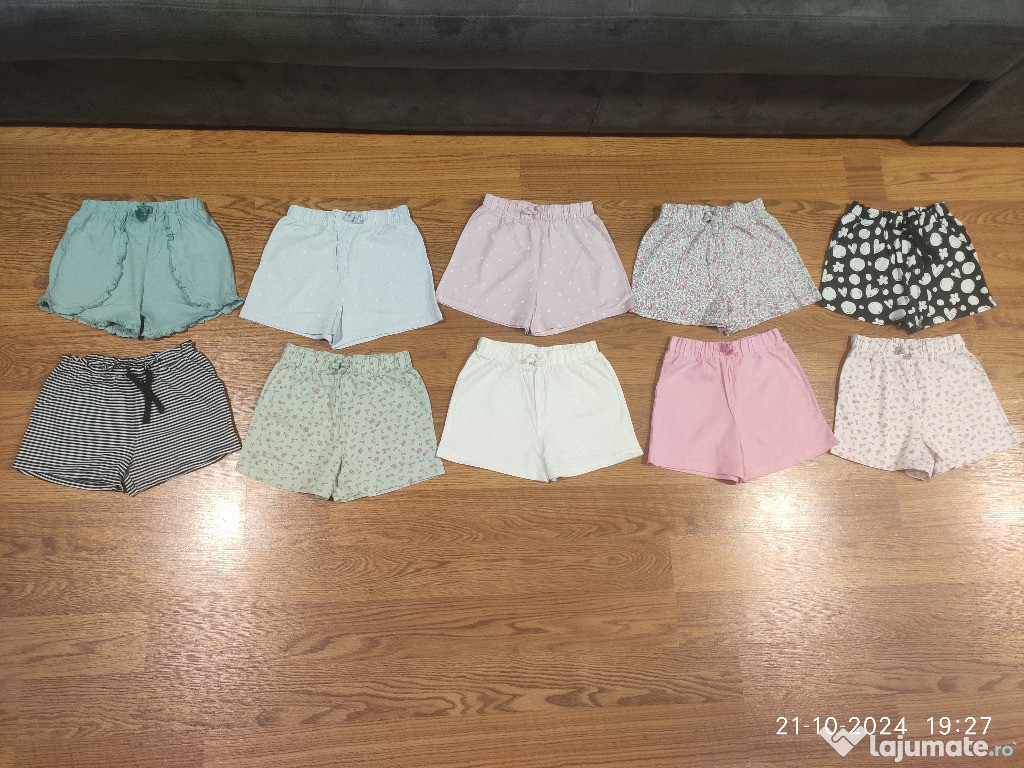 Lot pantaloni scurti George 5-6 ani 110-116