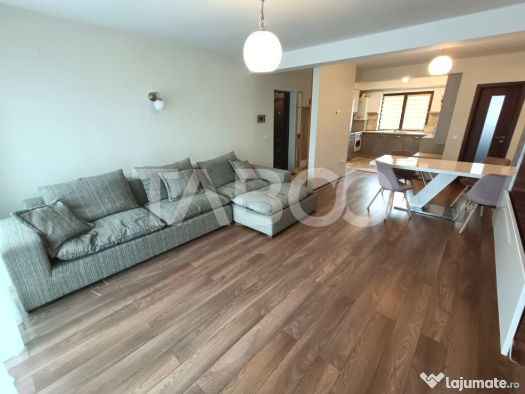 Apartament 3 camere 75 mp utili 2 bai si curte in zona Brana