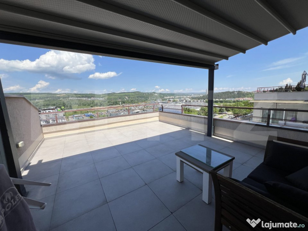 2 camere | Terasa 46 mp | Garaj | Zona Vivo