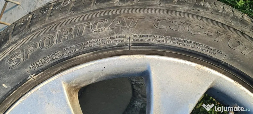 4 jante pt BMW 5x120 R17 + 4 anvelope 205/50ZR17