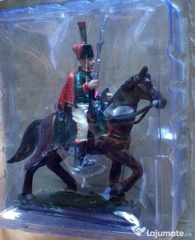 Super figurina soldat calare plumb cavaler garda imperiala