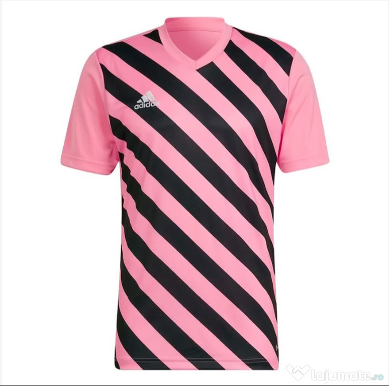 Tricou Adidas Entrada 22 Graphic Jersey roz/negru