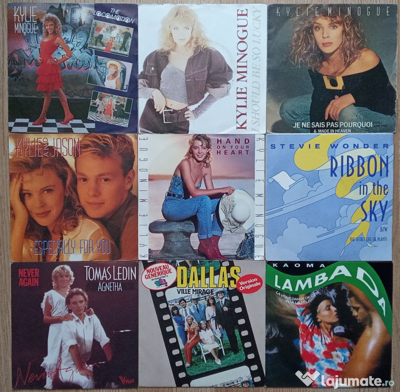 Set 9 X single vinil 45rpm 7"