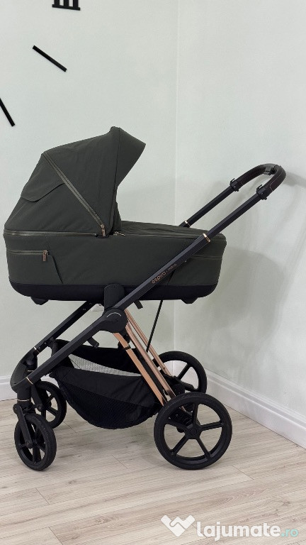 Vand carucior 3 in 1 Espiro Miloo Green Luxury cu scoica Joie I Gemm 3