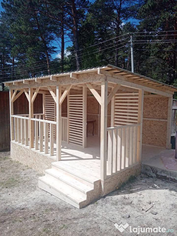 Fac foișoare terase cabane lemn