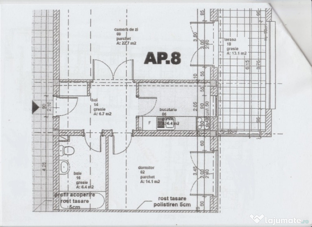 Apartament 2 camere Floresti str. Porii