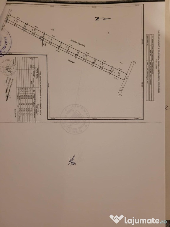 Vând teren intravilan, 5000 mp. parcelat în Izvorani, Snagov