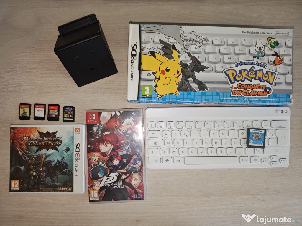 Lot jocuri Sony, Nintendo Switch, 3DS, DS, PS Vita