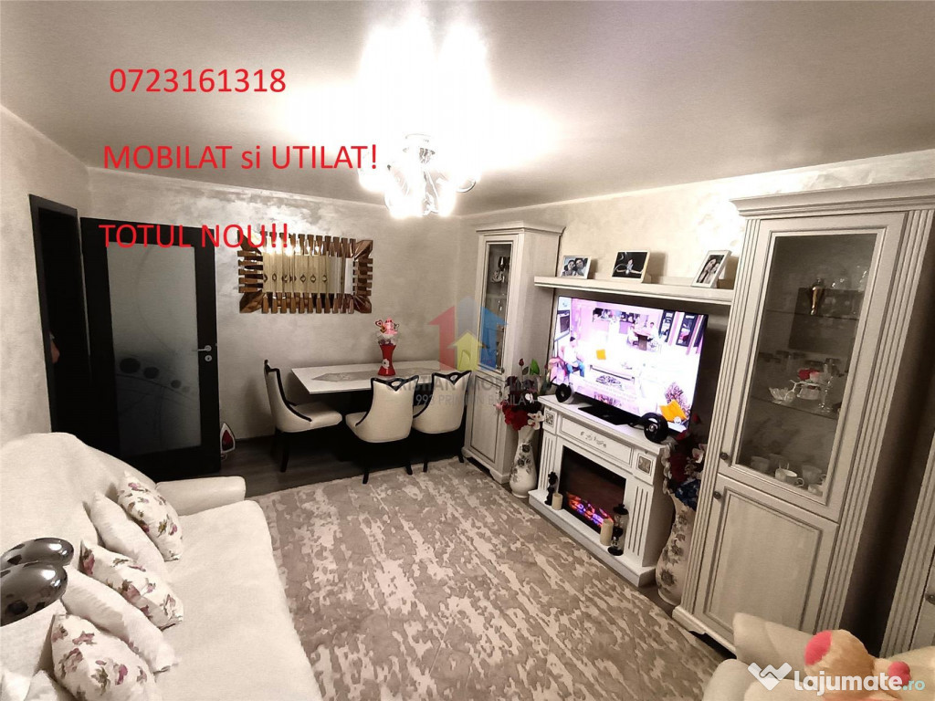 TOTUL NOU! Mobilat si Utilat, ap 3 camere, Calea Calarasilor