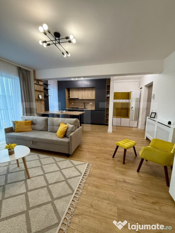 Apartament mobilat si utilat, totul nou, parcare acoperita,
