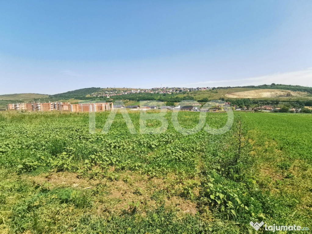 Teren pretabil pentru investitie in localitatea Sura Mare di
