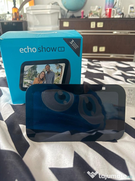 EchoShow5(Gen 3) Alexa Asistent Smart Ecran 5.5"Cameră Sunet Premium
