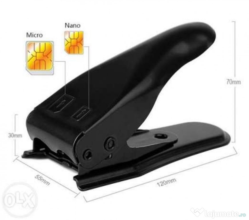 Decupez cartele micro SIM si nano SIM