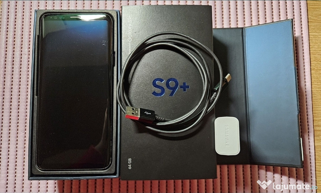 SAMSUNG Galaxy S9+ 64GB midnight black + card microSD 64GB