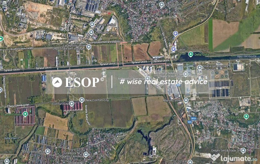 Teren industrial - Splaiul Unirii, Popesti Leordeni- Ilfo...